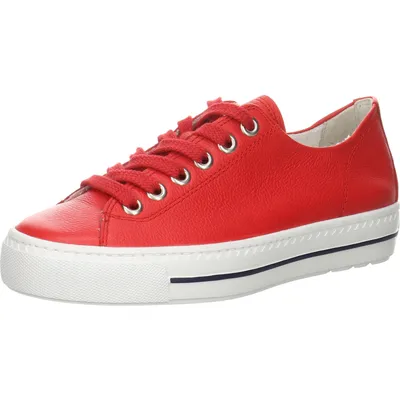 Produktbild von Paul Green 4704-036 Damensneaker, Rot, Leder, Supersoft, NEU - Damenschuhe Sneaker, Rot, leder (mastercalf)