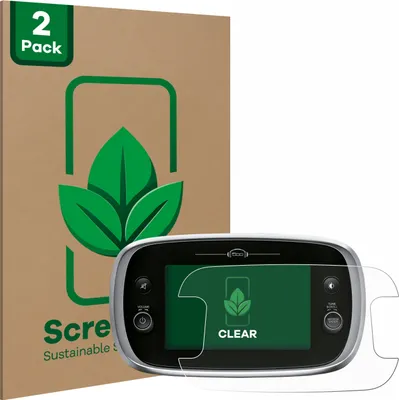 Produktbild von 2x ScreenLeaf Schutzfolie für Fiat 500X Uconnect 7" nachhaltiger Displayschutz Display Schutz Folie Klar Transparent