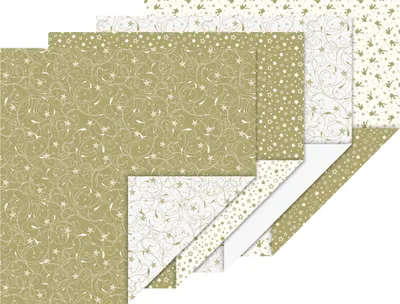 Produktbild von HEYDA 204875575 Faltblätter Outdoor 15 x 15 cm gold