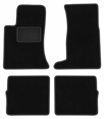 Obrázek produktu pro Velurové autokoberce pro: Cadillac SRX 2004-2010 – sada 4 ks, černé, na míru – Wielganizator LUX