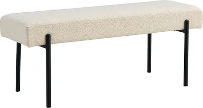 Produktbild von House Collection Bouclé Bank Liv Weiß