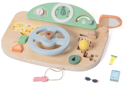 Obrázek produktu pro CLASSIC WORLD Dřevěná Manipulační Tabule Multifunkční Motorický Volant