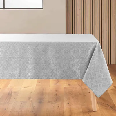 Produktbild von Tischdecke Jacquard mit metallischen Muster, AZULINE, 140 x 250 cm
