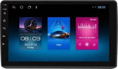 Produktbild von Autoradio mit Bluetooth – CarPlay – Opel Zafira B / Astra H (2005-2014) – Android – Stereo – Navigation – 1GB RAM / 16GB Speicher – S-Serie – QLED Display
