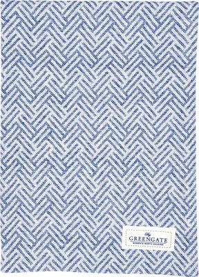 Produktbild von Greengate Anneli Geschirrtuch blue 70x50cm