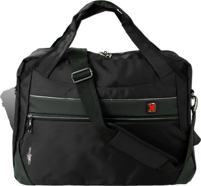 Immagine prodotto di Travel N Meet borsa da viaggio, borsa sportiva in tessuto nero Weekender D2OTD4211S