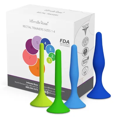 Produktbild von Set mit 4 Analdilatoren für Beckenbodentherapie