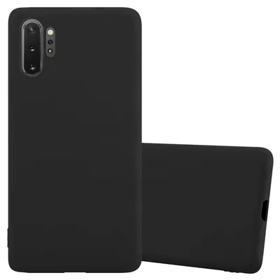 Obrázek produktu pro Cadorabo Case for Samsung Galaxy NOTE 10 PLUS Protective Cover in Black Pouzdro na mobilní telefon TPU Silicone Case Cover