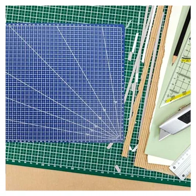 Produktbild von Schneidematte A3 Blau Beidseitig für Bastelprojekte
