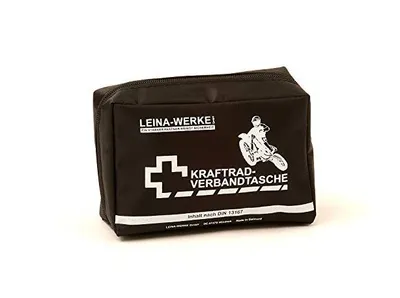 Obrázek produktu pro Leina-Werke 17010 Motocyklová brašna první pomoci typ II bez suchého zipu, černá/bílá