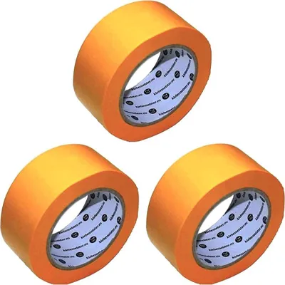 Produktbild von 3x klebemeister® 50mm Abdeckband Goldband Malertape Maler Band