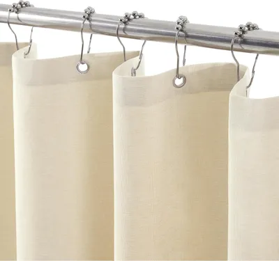 Produktbild von Duschvorhang Leinen Anti Schimmel Wasserdicht 182x92cm