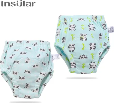 Produktbild von Insular 2 Pcs Trainingshose Unterwaesche 6 Schichten Atmungsaktive Baumwolle Kleinkind Toepfchen Trainingsunterwaesche