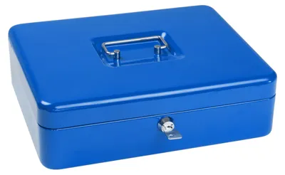 Obrázek produktu pro NOVINKA!!! Pokladnička SAX 30x24x9 cm, zásobník na mince, modrá