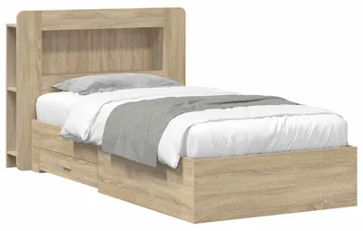 Immagine prodotto di Telaio del letto con storage Rovere Sonoma 75 x 190 cm
