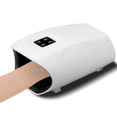 Produktbild von Tragbares Handmassagegerät mit Wärme – Luftdruck- und Vibrationsmassage zur Linderung von Arthritis & Karpaltunnelsyndrom, wiederaufladbar