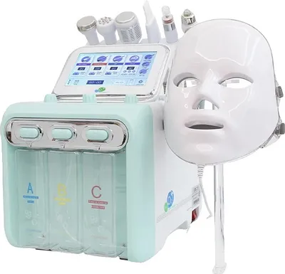 Immagine prodotto di Apparecchio per idrodermoabrasione del viso, funzionalità 7 in 1, manipoli multifunzionali, 7 IN 1