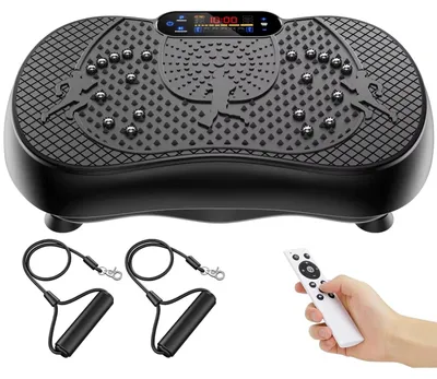 Productafbeelding van Mini-trillingsplatform - Trainingsapparaat - LED-display - 180 snelheidsniveaus - Spierontspanning - Thuisgebruik - EU-stekker