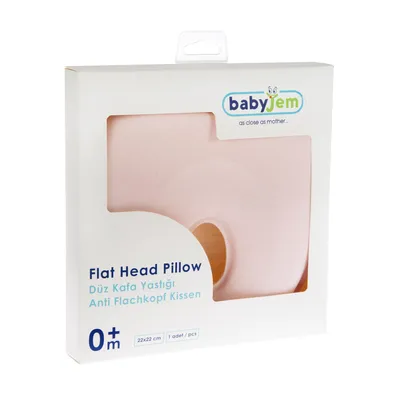 Produktbild von Babyjem Babykopfkissen gegen Flachkopf – Ergonomisches Kissen für Neugeborene Grau