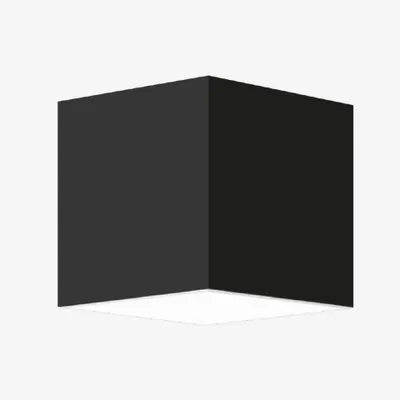 Zdjęcie produktu dla LUCIS Kinkiet i kinkiet sufitowy IZAR C 20,9 W LED 3000 K, czarne szkło akrylowe IC.K3.440.93