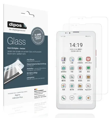 Image de 2x Protection ecrán pour Bigme HiBreak Plus mat Verre souple Film Protecteur 9H dipos