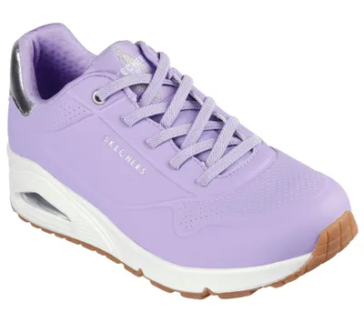 Produktbild von Skechers Damen Sneaker UNO SHIMMER AWAY lila, Größe 36,5 (155196)