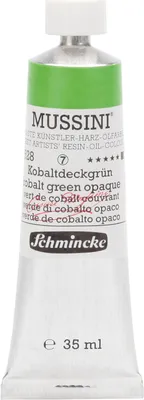 Produktbild von Schmincke 35ml MUSSINI Kobaltdeckgruen Öl 10 528 009