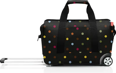 Zdjęcie produktu dla reisenthel torba podróżna torba sportowa Allrounder Trolley Dots czarny 49cm