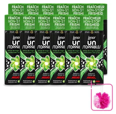 Produktbild von 12 x Lenor Unstoppables Ariel Duftbooster - 165 g - Sparpackung - 12 Stücke