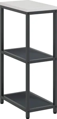 Zdjęcie produktu dla vidaXL Półka kuchenna HATTEM, antracyt, 30 x 50 x 92 cm, stal