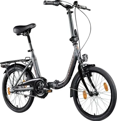 Produktbild von Zündapp ZF40 20 Zoll Klapprad Klappfahrrad Faltrad StVZO Faltfahrrad Erwachsene Damen Herren tiefer Einstieg