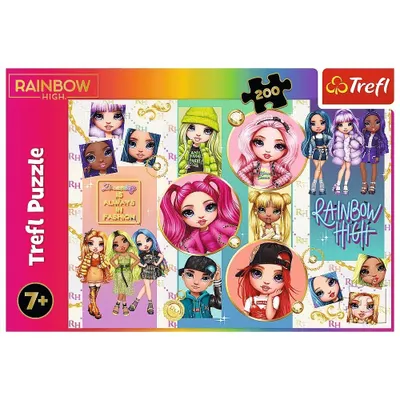 Obrázok produktu pre Puzzle 200 Przyjaźń Rainbow High 13289
