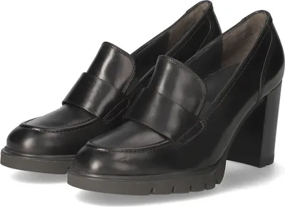 Produktbild von Paul Green Hochfront-Pumps Damen Glattleder Schwarz Größe: 7