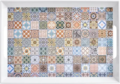 Produktbild von ZELLER PRESENT Melamintablett Mosaik 50x35x5cm