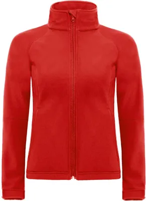 Produktbild von B&C JW937 | Hooded Softshell / Women - Farbe: Red - Größe: L