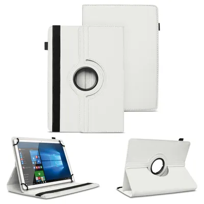 Produktbild von Tablet Hülle für Samsung Galaxy Tab A8 10.5 360° Drehbar Case Cover Stand SchutzFarben:Weiss