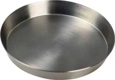Produktbild von Teller Edelstahl Matt Ø 8cm Kerzenhalter Kerzenteller Untersetzer Tischdeko