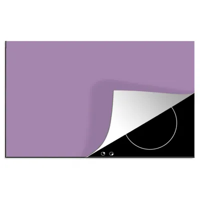 Obrázok produktu pre MuchoWow® Krycia doska sporáka - Indukčná ochrana - 81x52cm Interiér - Fialová - Farby - Farba - Jednofarebné - Kryt na sporák z vinylu - Zväčšuje