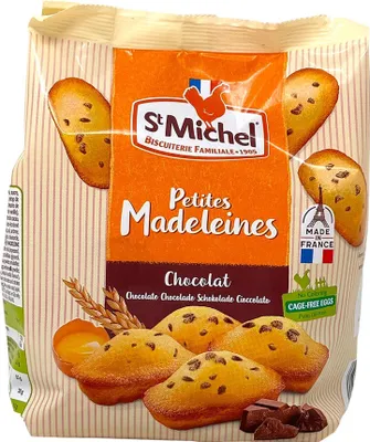 Produktbild von St Michel Mini Madlenky s kúskami čokolády 175g