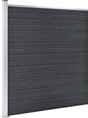 Produktbild von vidaXL Gartenzaun WPC 175x186 cm Grau