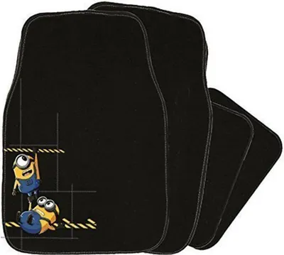 Produktbild von Auto Fußmatten 4tlg. Set Minions Velour Autoteppich für Audi A6