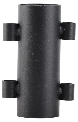 Produktbild von Baldachinstangen-Fixierer mit zwei seitlichen Löchern, Markisenrohr-Metallhalter für Outdoor-Campingzelt-Terrassenschirmstangen
