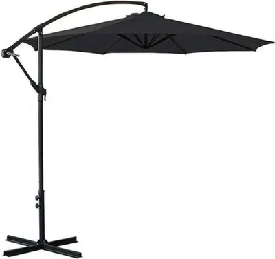 Produktbild von 205cm Heavy Duty Sonnenschirm Banana Regenschirm Abdeckung Cantilever Outdoor Terrasse Schild