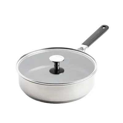 Produktbild von KitchenAid CC005704-001, Rund, Schwenkpfanne, Edelstahl, Keramik, 160 °C, Edelstahl