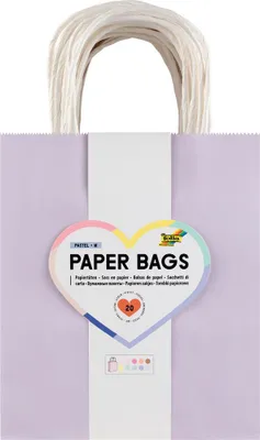 Obrázek produktu pro folia 21849 folia PASTELL papírové tašky, velikost: M, různé barvy