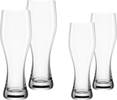 Produktbild von Leonardo TAVERNA Weizenbierglas-Set 0,5l+0,33l 4-tlg.