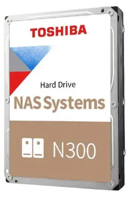 Immagine prodotto di Toshiba N300 Nas Hard Drive 12Tb 3.5 Sata 7200 Rpm 512Mb Cmr (Hdwg51Cezsta)