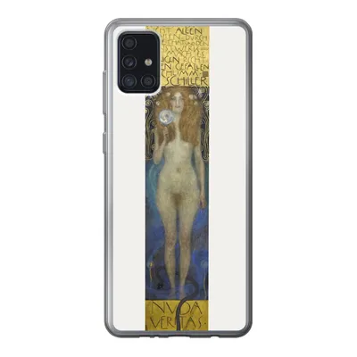 Produktbild von MuchoWow® Handyhülle Schutzhülle Hülle für Samsung Galaxy A52 5G Nuda veritas - Gustav Klimt Silikon Softcase Handy Hülle - Umschlag