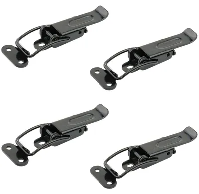 Image de Ensemble de 4 serrures de fixation pour table, avec mécanismes de verrouillage de position réglables