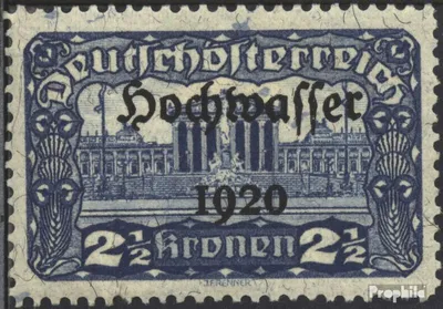 Produktbild von Briefmarken Österreich 1921 Mi 353 gestempelt Hochwasser